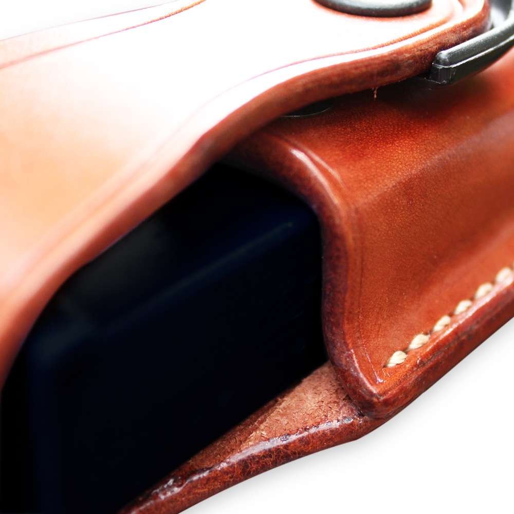 Leather Single Magazine Carrier For Shoulder System