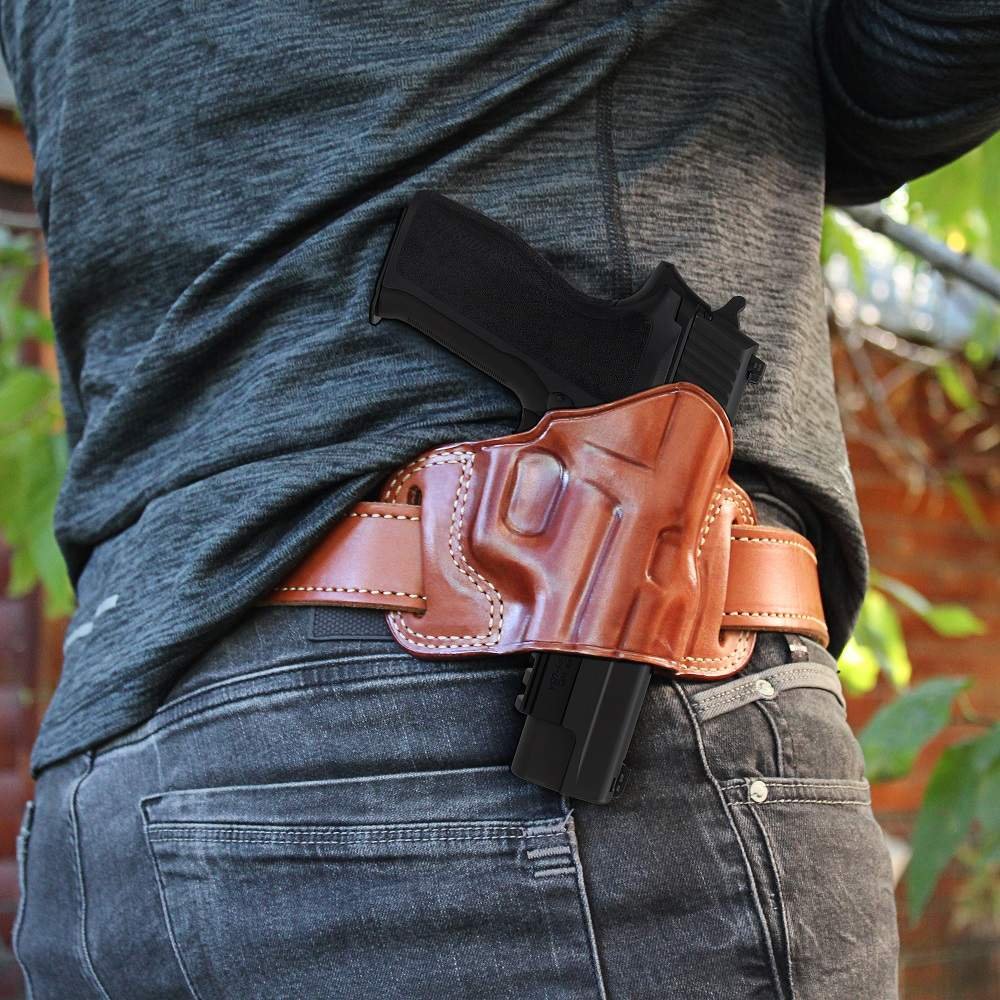 Premium Leather (OWB) Belt Slide Holster