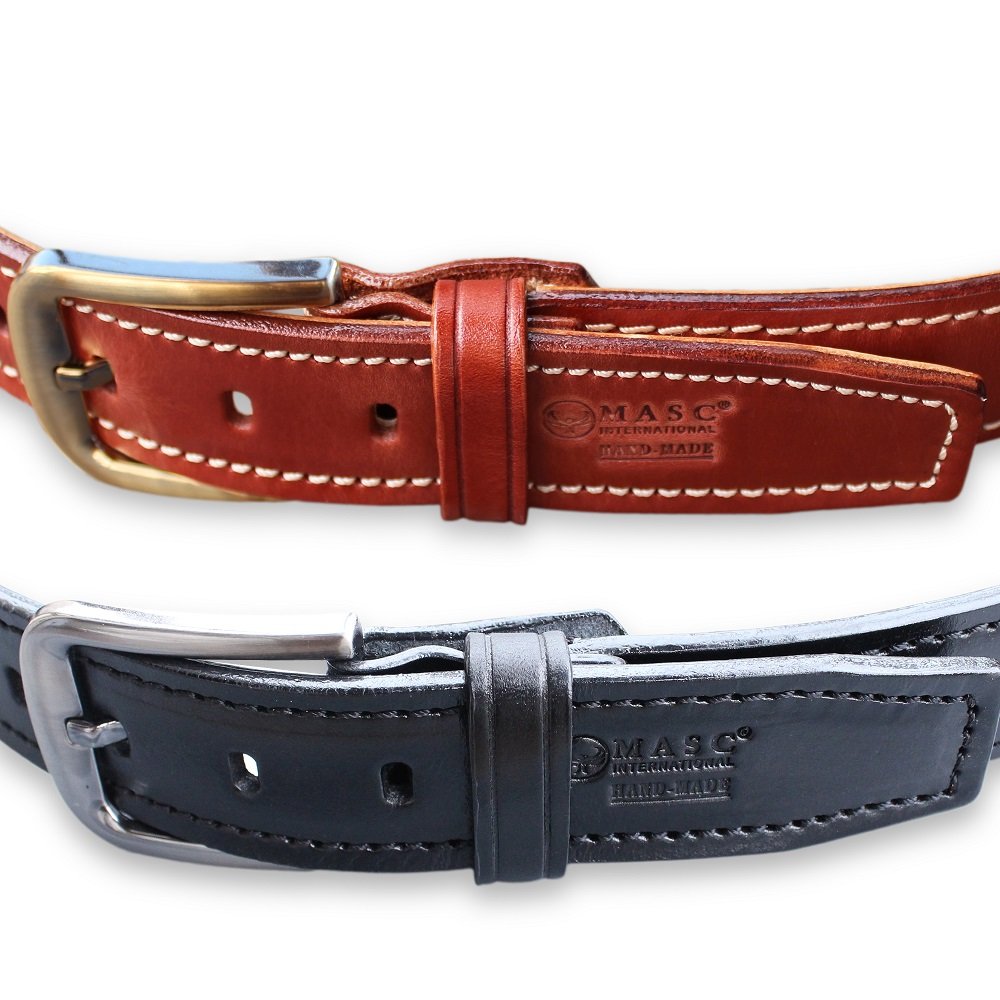 Premium Leather Holster Belt For Heavy Handguns