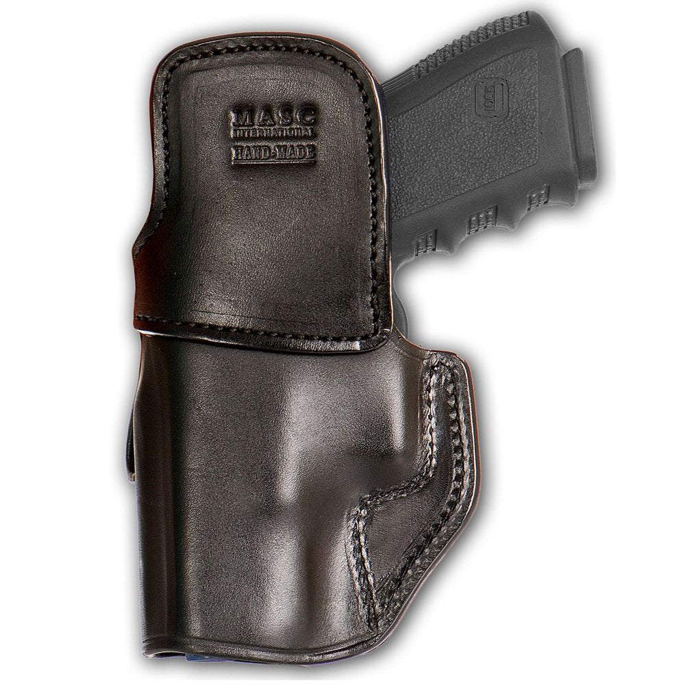 Premium Leather (IWB) Inside The Waist Band Concealment Holster With Belt Straps