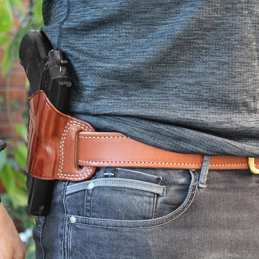 Premium Leather (OWB) Belt Slide Holster