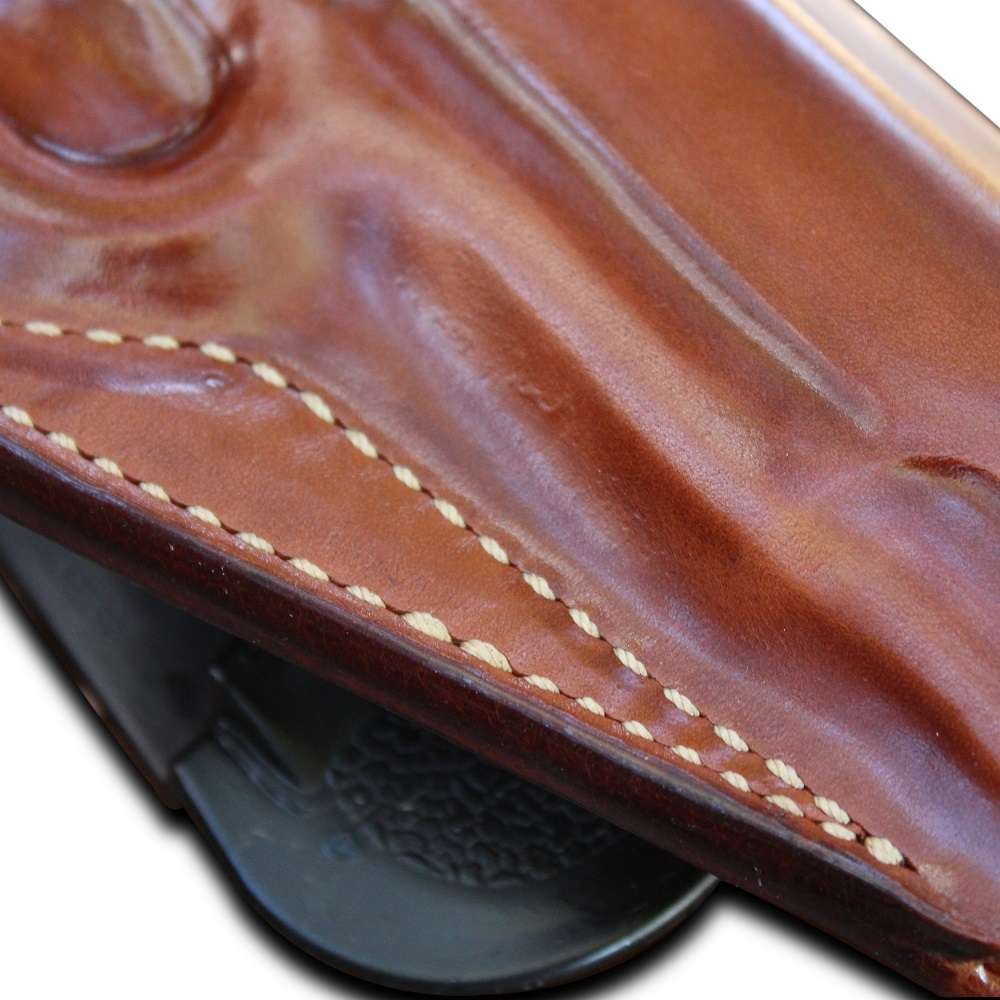 Premium Leather (OWB) Paddle Holster With Thumb Break For Good Retention