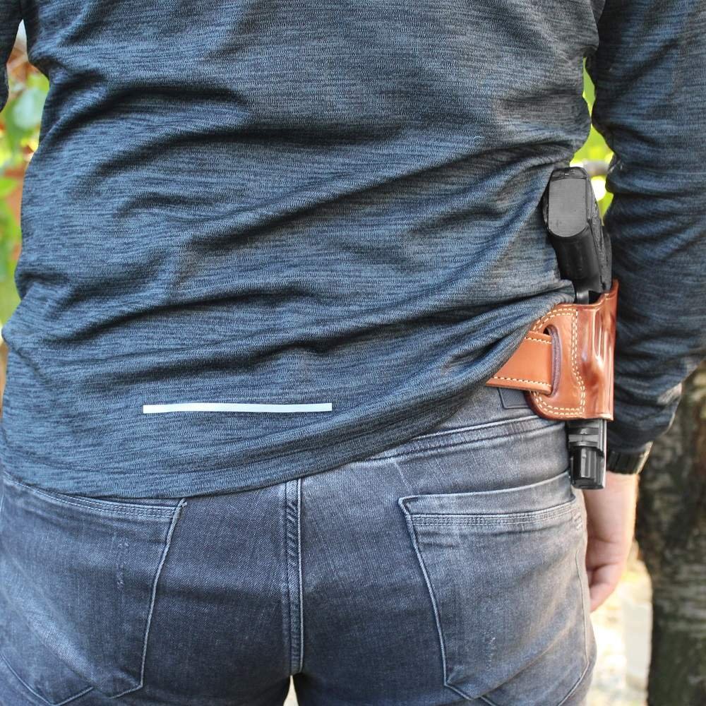 Premium Leather (OWB) Belt Slide Holster