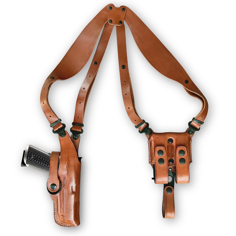 Leather Shoulder Holster With MAG