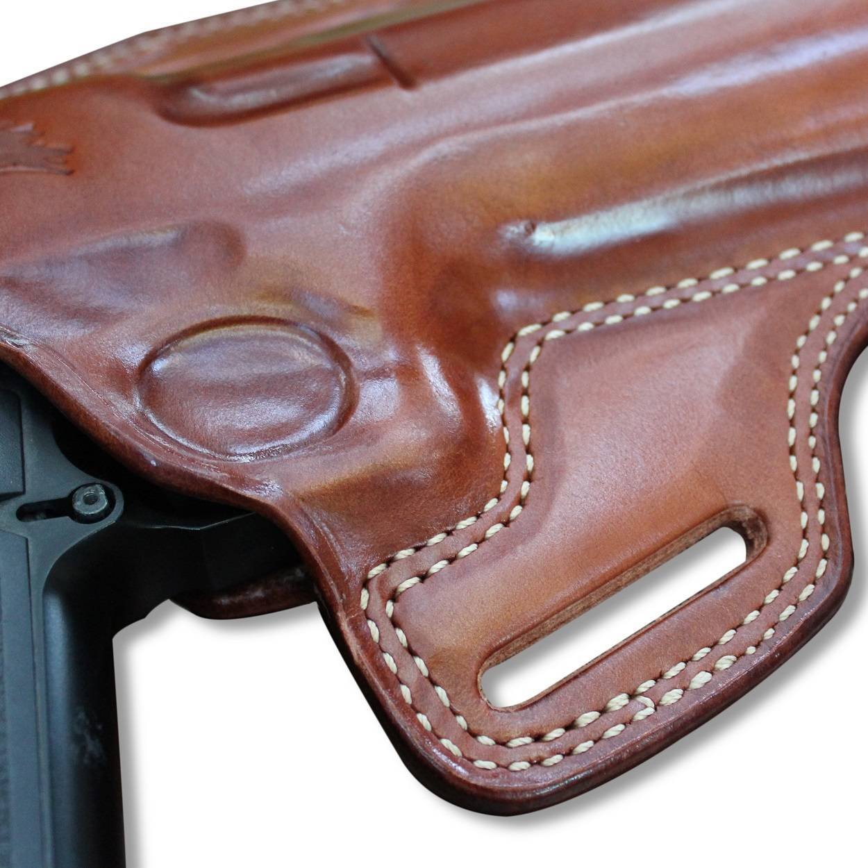 Leather (OWB) Pancake Holster For Desert Eagle, Fits ALL Calibers With 5" / 6" Barrel