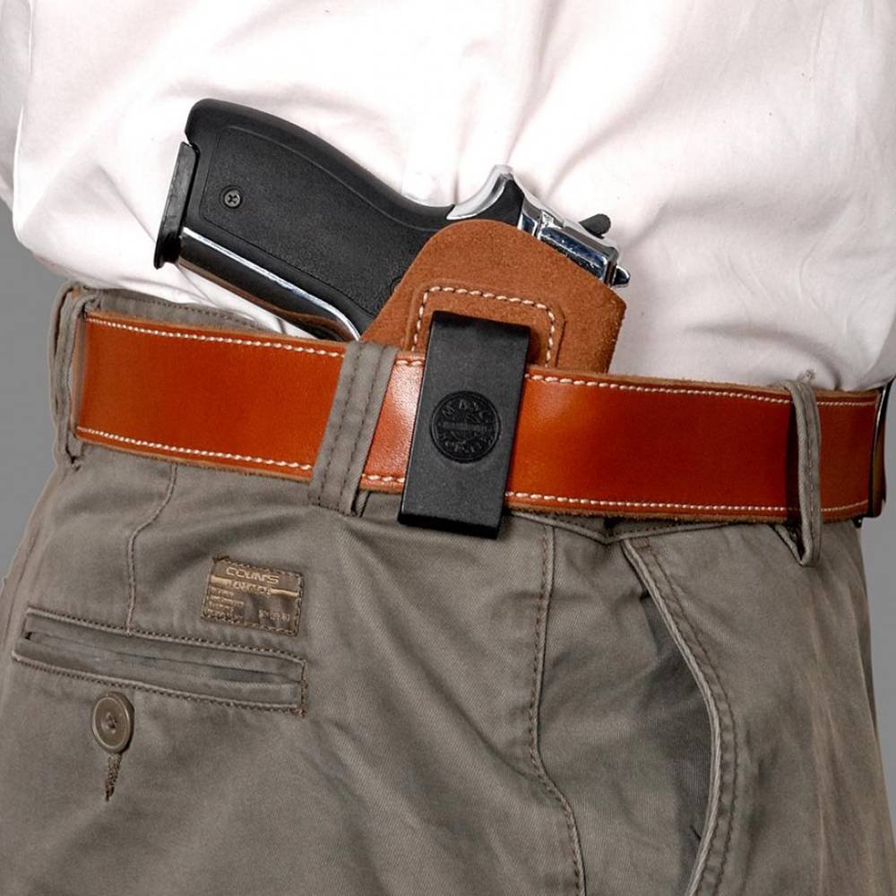 Premium Suede Leather (IWB) Concealment Holster With Expander Lock System