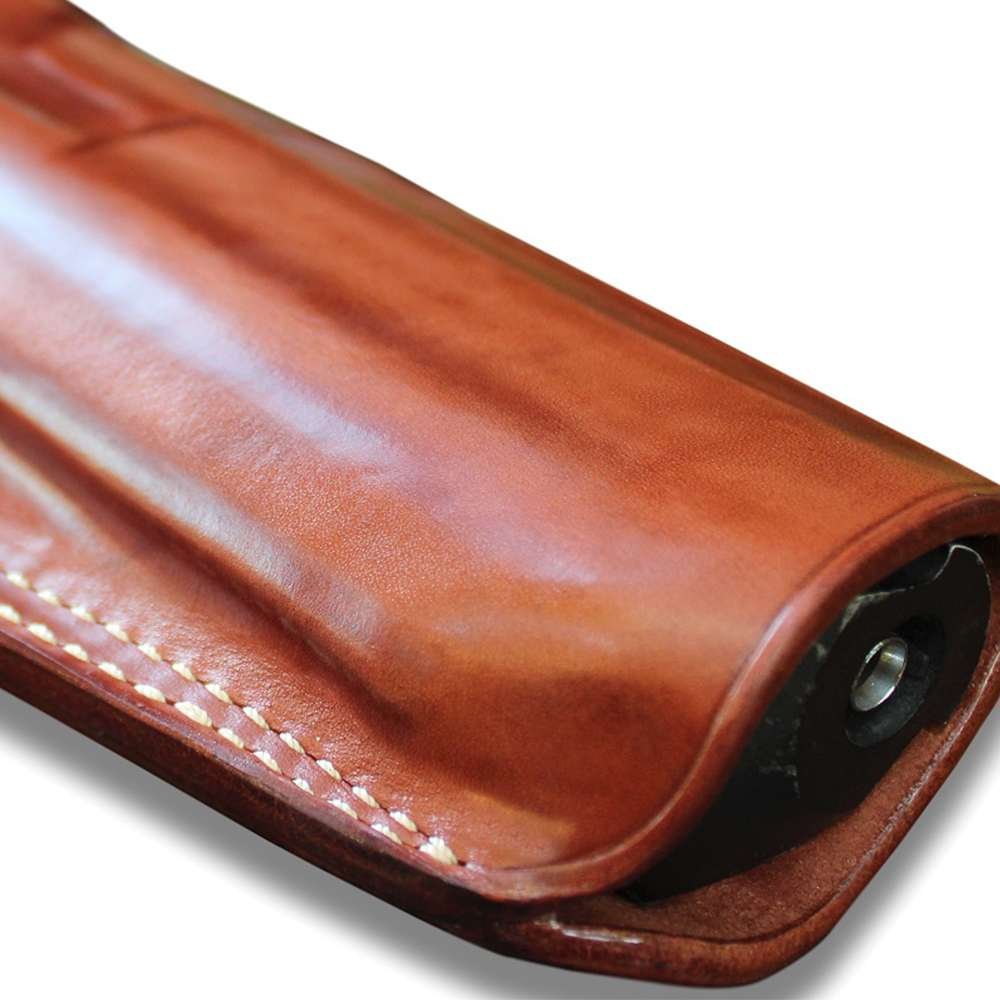 Premium Leather Three Slot Belt Holster For Desert Eagle