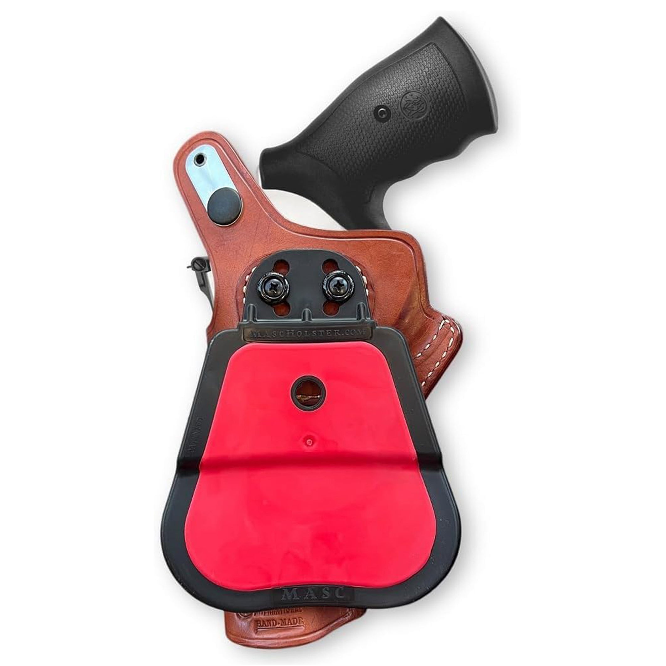 Premium Leather (OWB) Paddle Holster With Thumb Break For Revolvers