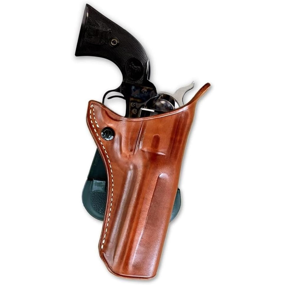 OWB Paddle Holster Open Top For Colt Saa, Pietta, Uberti Cattleman, Bounty Hunter, Ruger Vaquero, Smith Wesson