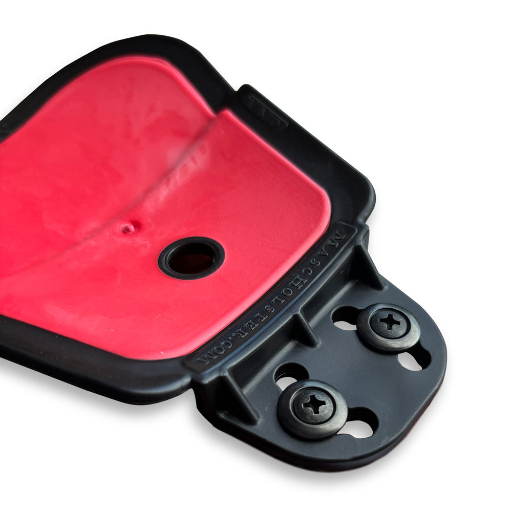 Polymer Paddle Assembly is Compatible only with Our Holsters and fits Belts up to 1 3/4" - 4.5 cm in Width