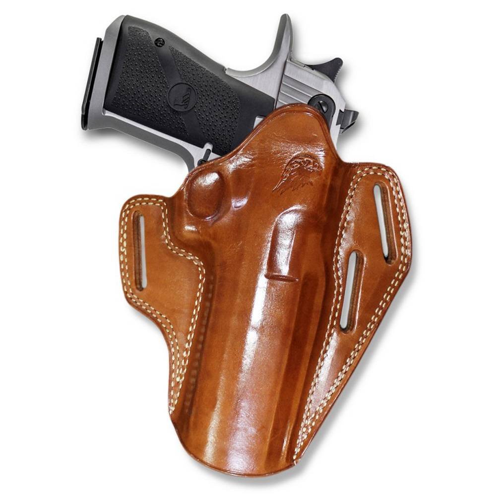 Leather (OWB) Pancake Holster For Desert Eagle, Fits ALL Calibers With 5" / 6" Barrel